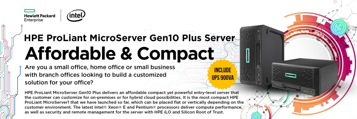 HPE Proliant MicroServer Gen10 Plus
