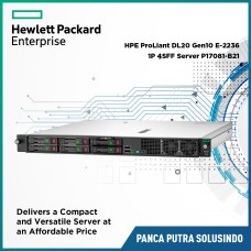 P17081-B21 HPE ProLiant DL20 Gen10 E-2236 1P 16GB-U S100I 4SFF 500W RPS Server