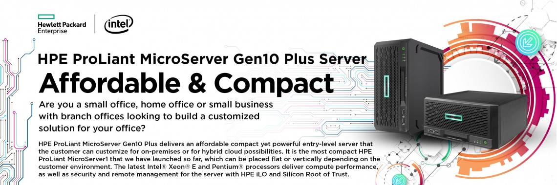 HPE Proliant MicroServer Gen10 Plus