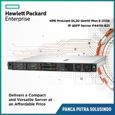 DL20 G10 Plus E-2336 - 6 CORE 2.9GHz, 32GB, MR416i, 2x 2.4TB SAS, RPS (2x500W)